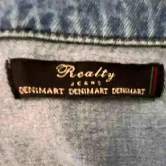 Jackets & Blazers - Jean Jacket by Realty Jeans, Size Taille S